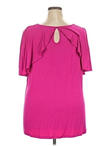 Jessica London Short Sleeve Blouse (view 2)