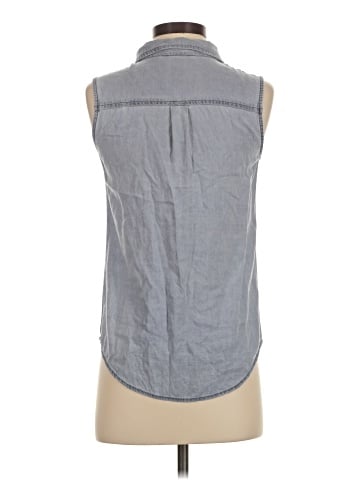 Rubbish Sleeveless Button-Down Shirt (view 2)