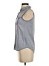 Rubbish Gray Sleeveless Button-Down Shirt Size XS - photo 5