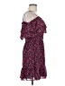 WAYF 100% Polyester Floral Purple Casual Dress Size M - photo 4