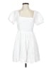 Lulus 100% Cotton White Casual Dress Size S - photo 1