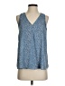 Vince Camuto 100% Polyester Blue Sleeveless Blouse Size XS - photo 1