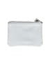 Assorted Brands 100% Leather White Silver Leather Coin Purse One size - photo 2