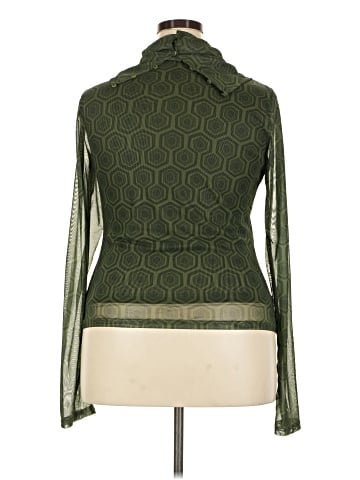 Aqua Long Sleeve Top (view 2)