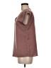 Mirol 100% Polyester Brown Sleeveless Blouse Size S - photo 5