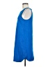Ann Taylor Solid Blue Casual Dress Size M - photo 5