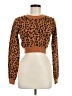 Altar'd State Animal Print Brown Pullover Sweater Size M - photo 1