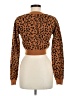 Altar'd State Animal Print Brown Pullover Sweater Size M - photo 2