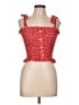Nasty Gal Inc. Red Sleeveless Top Size L - photo 1