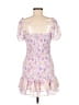 Assorted Brands 100% Polyester Floral Purple Cocktail Dress Size M - photo 2