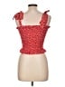 Nasty Gal Inc. Red Sleeveless Top Size L - photo 2