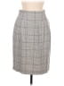 Spiegel Houndstooth Gray Casual Skirt Size 8 - photo 1