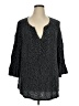 Daniel Rainn Polka Dots Black 3/4 Sleeve Blouse Size 1X - photo 1