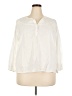 Caslon Ivory 3/4 Sleeve Blouse Size XXL - photo 1