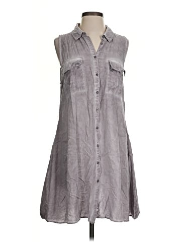 Umgee Sleeveless Button-Down Shirt (view 1)