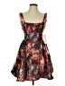 Katia Rae Print Brown Cocktail Dress Size XS - photo 1