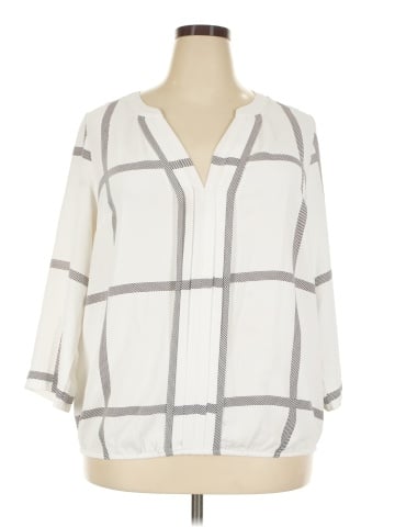41Hawthorn 3/4 Sleeve Blouse (view 1)