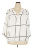 41Hawthorn 100% Polyester Ivory 3/4 Sleeve Blouse Size 2X - photo 1