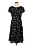 Talbots Polka Dots Black Casual Dress Size 10 Petite - photo 1