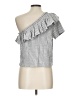 Club Monaco Silver Sleeveless Top Size L - photo 2