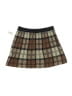 Unbranded 100% Cotton Plaid Brown Skirt Size S (kids) - photo 1