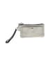 Coach 100% Leather Silver Leather Wristlet One size - photo 1