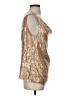 J.Crew Gold Sleeveless Silk Top Size S - photo 4