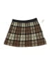 Unbranded 100% Cotton Plaid Brown Skirt Size S (kids) - photo 2