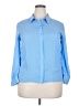 By & By Blue Long Sleeve Blouse Size XXL - photo 1