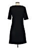 Lands' End Solid Black Casual Dress Size S - photo 2