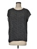 Chaus 100% Polyester Gray Short Sleeve Top Size M - photo 1