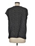 Chaus 100% Polyester Gray Short Sleeve Top Size M - photo 2