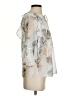 Ted Baker London 100% Polyester Floral Silver 3/4 Sleeve Blouse Size 4 (1) - photo 4