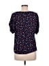 Splendid 100% Rayon Polka Dots Blue Short Sleeve T-Shirt Size M - photo 2