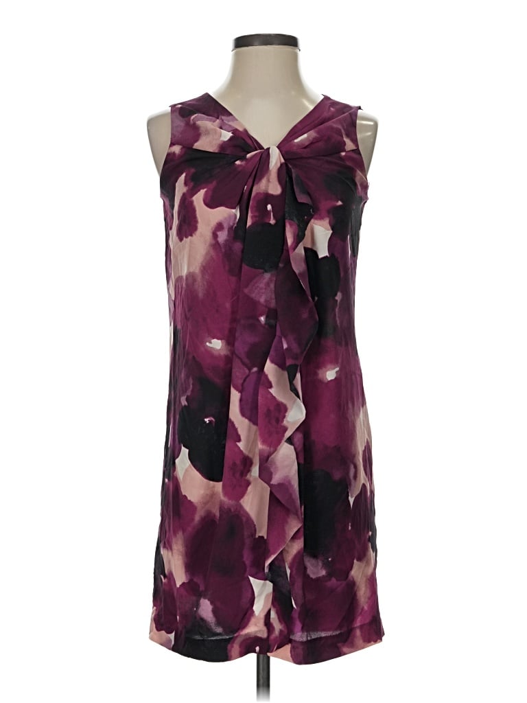 Pre-owned Ann Taylor Loft Sleeveless Blouse In Purple