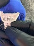La Miel 100% Polyester Color Block Blue Long Sleeve Blouse Size S - photo 7