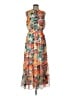 1.State 100% Polyester Paisley Orange Casual Dress Size L - photo 1