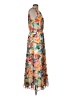 1.State 100% Polyester Paisley Orange Casual Dress Size L - photo 4