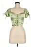 Princess Polly 100% Polyester Green Short Sleeve Top Size 6 - photo 1