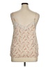 Miss Me 100% Polyester Orange Sleeveless Blouse Size XL - photo 2