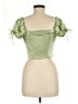 Princess Polly 100% Polyester Green Short Sleeve Top Size 6 - photo 2