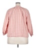 Levi's 100% Cotton Checkered-gingham Pink 3/4 Sleeve Button-Down Shirt Size XXL - photo 2