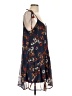Mossimo Supply Co. 100% Polyester Floral Blue Casual Dress Size L - photo 4