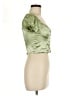 Princess Polly 100% Polyester Green Short Sleeve Top Size 6 - photo 4