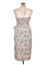Baltic Born 100% Rayon Floral Tan Cocktail Dress Size XL - photo 2