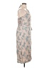 Baltic Born 100% Rayon Floral Tan Cocktail Dress Size XL - photo 4