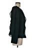 1.State Color Block Green Black Long Sleeve Blouse Size M - photo 4