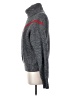 Sandro Chevron-herringbone Gray Turtleneck Sweater Size XS (0) - photo 5