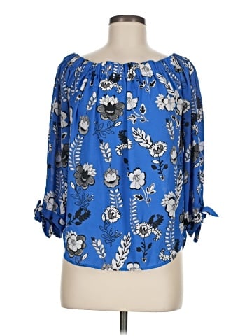 Express 3/4 Sleeve Blouse (view 1)