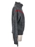 Sandro Chevron-herringbone Gray Turtleneck Sweater Size XS (0) - photo 4